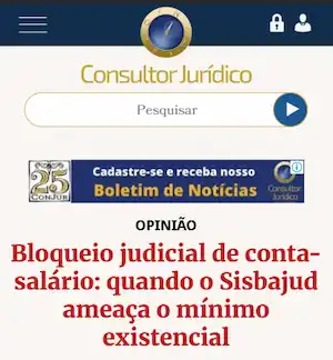 Defesa em Bloqueio SISBAJUD - Advogado especialista